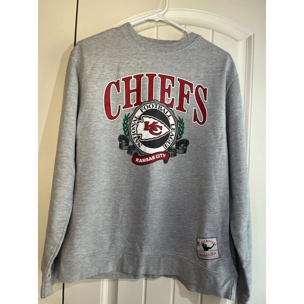 Vintage Kansas City Chiefs Football Sweatshirt M | Mitchell & Ness Nostalgia Co.